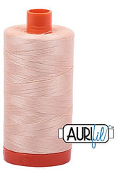 Aurifil Mako 50wt Cotton 1300 m 1422 yd. spool - 2205 Apricot